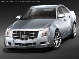 Cadillac CTS 2009 3D Model