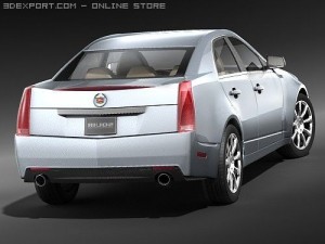 Cadillac CTS 2009 3D Model