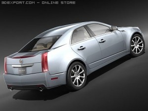 Cadillac CTS 2009 3D Model