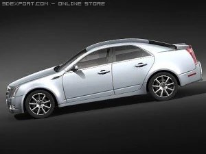 Cadillac CTS 2009 3D Model