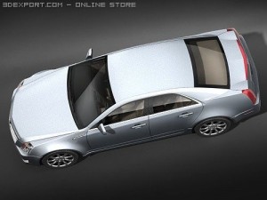 Cadillac CTS 2009 3D Model