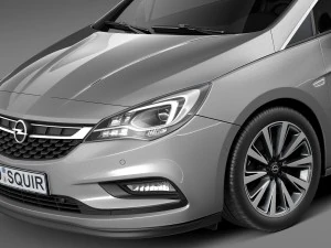 Opel Astra Sports Tourer 2016 3D Model