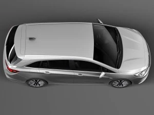 Opel Astra Sports Tourer 2016 3D Model