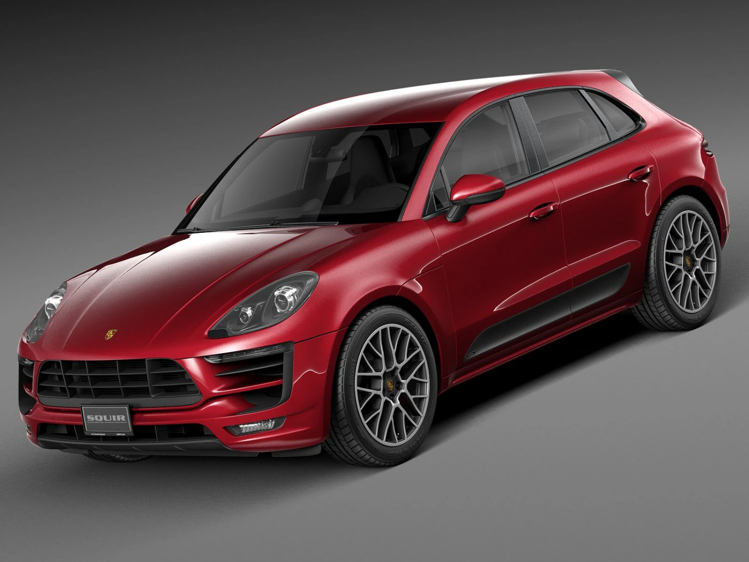 Porsche Macan GTS 2017 3D Model .c4d .max .obj .3ds .fbx .stl .blend 