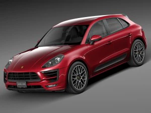 Porsche Macan GTS 2017 Model 3D