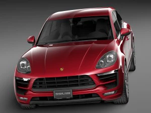 Porsche Macan GTS 2017 3D Model