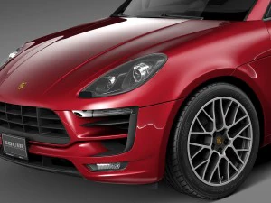 Porsche Macan GTS 2017 3D Model