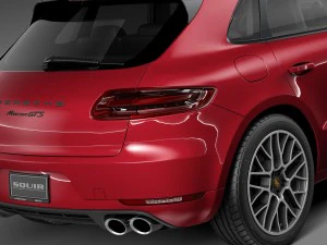Porsche Macan GTS 2017 3D Model