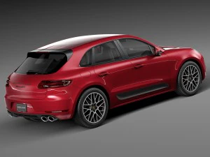 Porsche Macan GTS 2017 3D Model