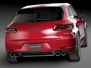Porsche Macan GTS 2017 3D Model