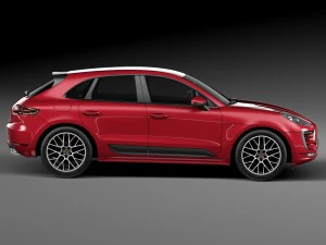 Porsche Macan GTS 2017 3D Model
