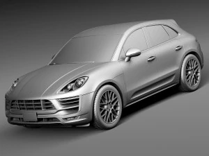 Porsche Macan GTS 2017 3D Model