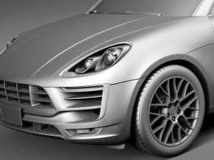 Porsche Macan GTS 2017 3D Model