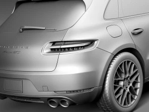 Porsche Macan GTS 2017 3D Model