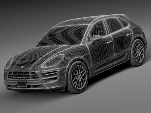 Porsche Macan GTS 2017 3D Model