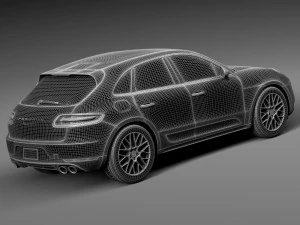 Porsche Macan GTS 2017 3D Model