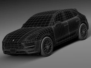 Porsche Macan GTS 2017 3D Model