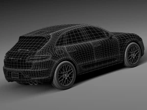 Porsche Macan GTS 2017 3D Model