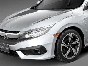 Honda Civic Sedan EX 2016 3D Model