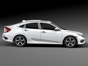 Honda Civic Sedan EX 2016 3D 模型