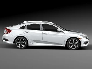 Honda Civic Sedan EX 2016 3D Model