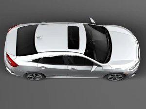 Honda Civic Sedan EX 2016 3D Model