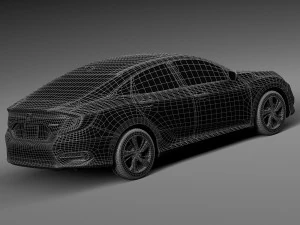 Honda Civic Sedan EX 2016 3D Model