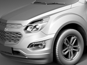 Chevrolet Equinox 2016 3D मॉडल