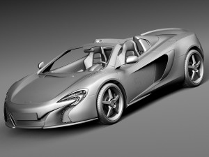Mclaren 650S Can-Am 2016 3D Model
