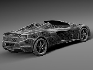 Mclaren 650S Can-Am 2016 3D Model