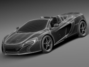 Mclaren 650S Can-Am 2016 3D Model