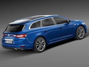 Renault Talisman Estate 2016 3D Model