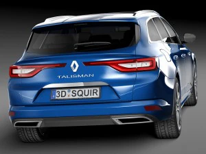 Renault Talisman Estate 2016 3D Model