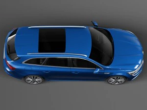 Renault Talisman Estate 2016 3D Model