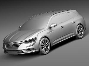 Renault Talisman Estate 2016 Modelo 3D
