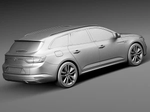 Renault Talisman Estate 2016 3D Model