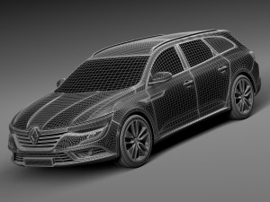 Renault Talisman Estate 2016 Modelo 3D
