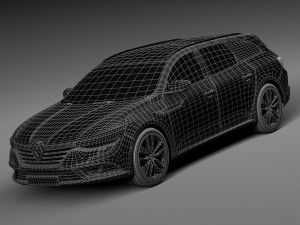 Renault Talisman Estate 2016 Modelo 3D