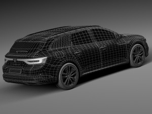 Renault Talisman Estate 2016 Modelo 3D
