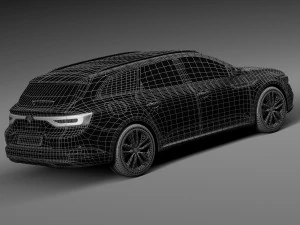 Renault Talisman Estate 2016 3D Model