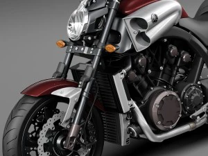 Yamaha VMAX 2015 3D Model
