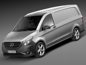 Mercedes-Benz Vito Furg&atilde;o 2015 Modelo 3D