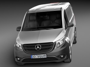 Mercedes-Benz Vito Panel Van 2015 Modelo 3D