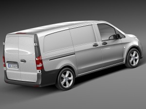 Mercedes-Benz Vito Panel Van 2015 Modelo 3D