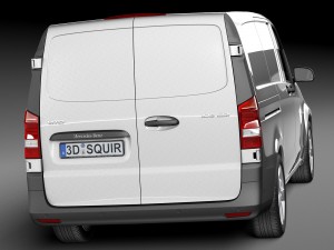 Mercedes-Benz Vito Panel Van 2015 Modelo 3D