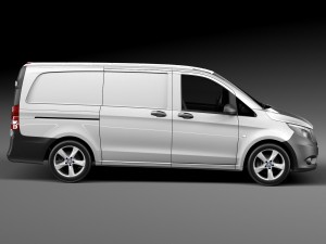 Mercedes-Benz Vito Panel Van 2015 Modelo 3D