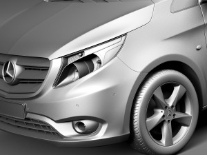 Mercedes-Benz Vito Panel Van 2015 Modelo 3D