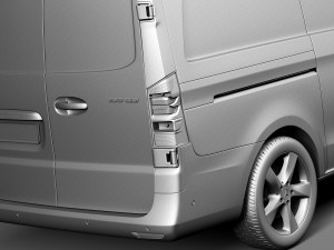 Mercedes-Benz Vito Panel Van 2015 Modelo 3D