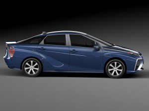 Toyota Mirai 2016 3D Model
