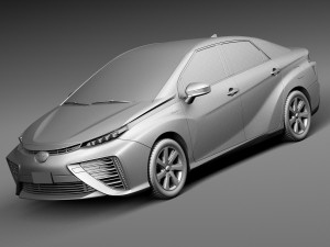 Toyota Mirai 2016 3D Model
